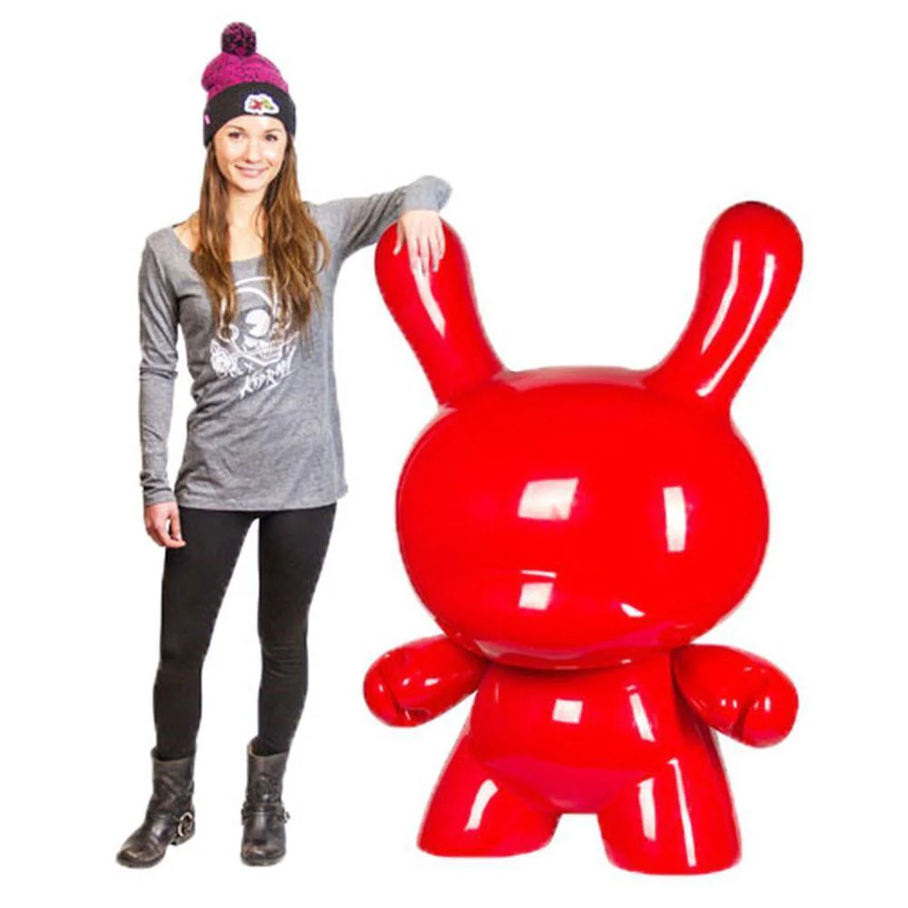 Art Giant Blue 4-Foot Dunny Art Sculpture by Kidrobot - Image 5